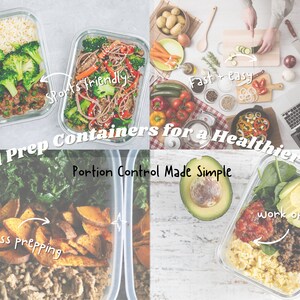 Meal Prep Containers for a Healthier You - Portion Control Made Simple