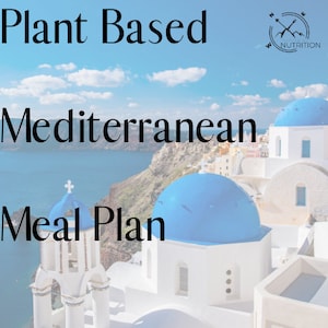 Plant Based Mediterranean Meal Plan