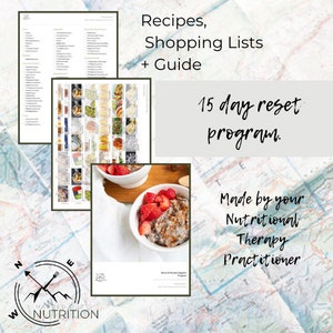 15-Day Reset Program  Dairy-Free, Gluten-Free, Soy-Free Transform Your Health