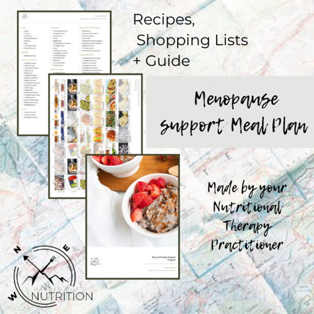 Menopause Support 7 Day Meal Plan - Etsy