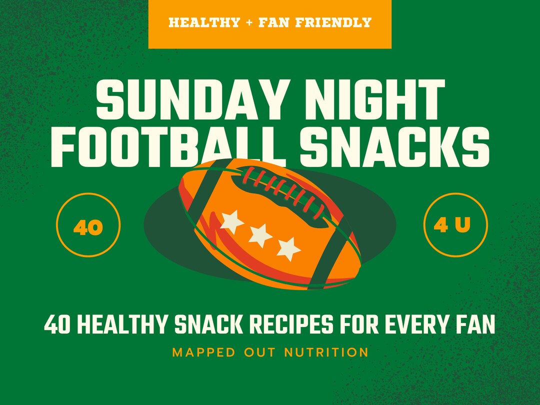 Score Big With Healthy Football Snack Recipes - Game Day Snacks! - Etsy