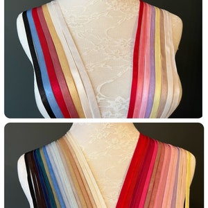 BH-Träger elastisch, 49 Farben, Plüsch-BH elastisch, 6mm, 8mm, 10mm Breite, Dessous, Unterwäsche elastisch, elastisch, handgemachte BH-Träger elastisch