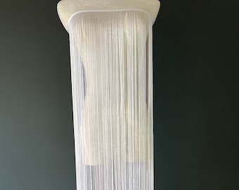 40" Dense White Fringe Trim, 26 Colour Options
