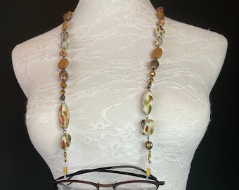 Glasses chain, Spectacles Chain, Beaded glasses chain, silver, gold, men’s, ladies, children’s, handmade