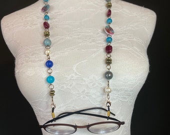 Handmade Beaded Glasses Chain, Spectacle Cord