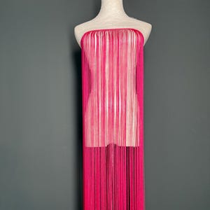 Frangia larga 40", frangia larga 100 cm, alta qualità, frange dense di alta qualità, ciliegia, 27 colori