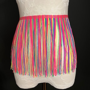 8" Fringe Multicolour, Rainbow Fringe, Dans, Kostuums, Mode, Feest, Jurk Fringe, 20cm, 8 inch