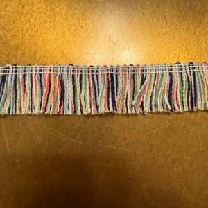 Fransen Quaste, Quastenborte, Mehrfarbig, 3 cm Breit