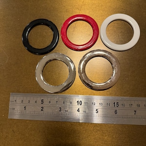 リング、プラスチックリング、ローズゴールド、シルバー、ブラック、ホワイト、レッド、水着、バックル、バッグ、ドレス