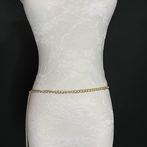X-long Chain Belt, Silver Chain Belt, Gold Chain Belt, Fashion Belt, Fashion Accessory, Teen Sizes, Plus Sizes, Gift, Swimwear