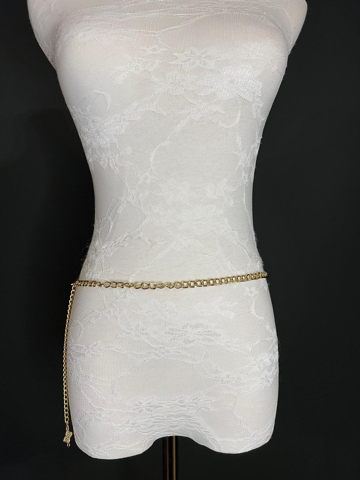 gold retro dress 1960s Gilded Gold Fringe Dress, sz. M main image 1