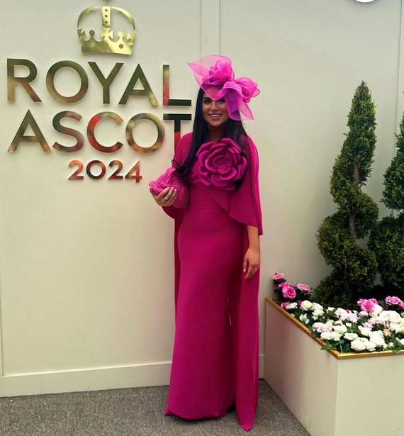 Oversized Large Corsage Flower, Cerise, 9 Colours, 11” Wide