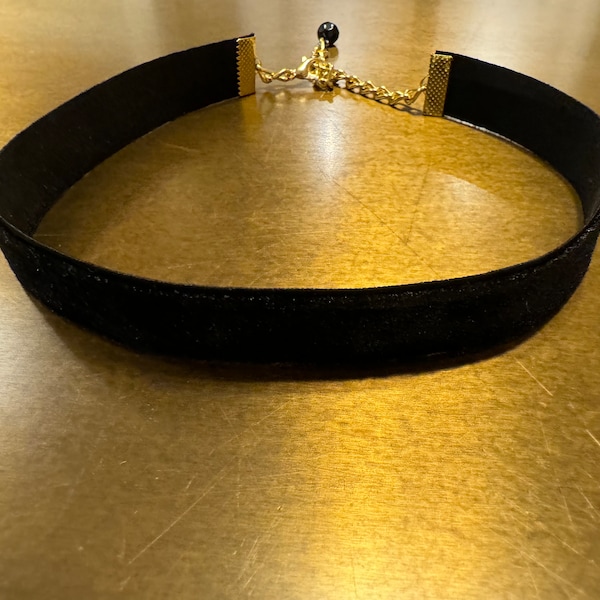 Samt schwarzer Halsband, schwarze Halsband-Halskette, schwarzes Band-Halsband, Wein, Königsblau, Weiß, Rot, 5 Farben, klassisches Halsband