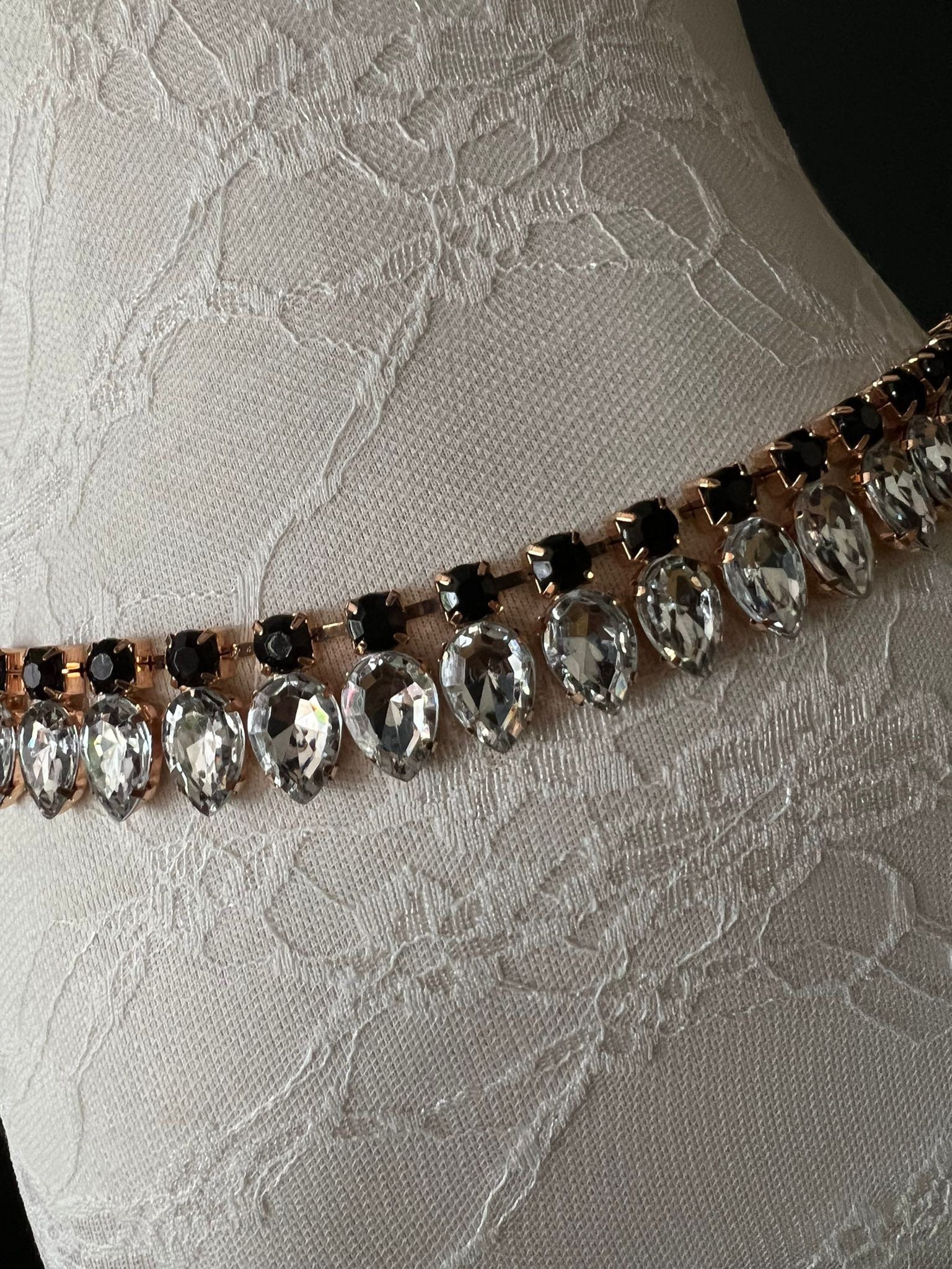 X-long Jewel Belt, Fashion Belt, X-long, Silver Belt