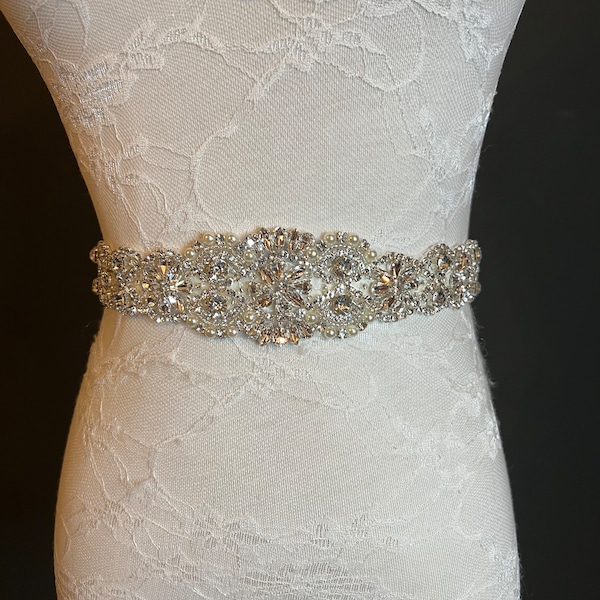 Ivory Wedding Belt - Etsy