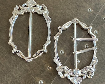 Metal Buckle, Statement Buckle, Gold Colour Solid Metal Buckle, 7.5cm x 5.5cm, 3” x 2” Couture, Swimwear, Clothing, Dresses