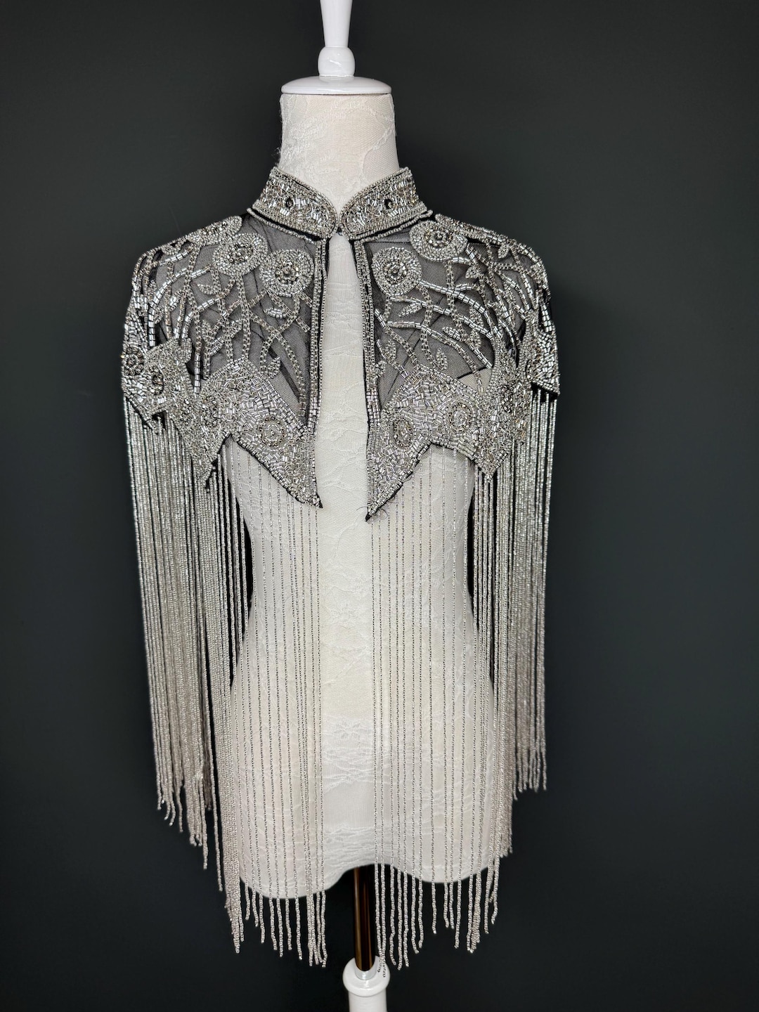 ANCIENNE GRANDE CAPE De Berger En Laine Noire Doublée, 2 Poches Et