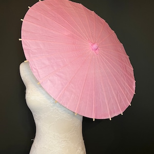 Pink Regenschirm, dekorativ, Party, Brautjungfer Regenschirm, Geschenk, Sonnenschirm, Hochzeiten, Brautjungfer, Wohnkultur, Basteln, Strand, 60cm, 24 'breite