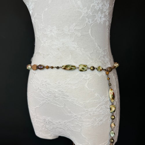 X-long Metal Disc Belt, Alloy Metal High Quality Belt, Gold  display picture 1