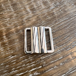 30mm Buckle, Two Part Buckle, Light Gold, Silver, White, Swimwear Buckle, High Quality, Shiny Finish, Metal Buckle, Plastic Buckle image 3