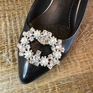 Pince à chaussures en perles de strass, pince à sac, mariée, demoiselle d'honneur, fête