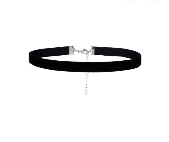 Black Choker Necklace Black ribbon Etsy 日本