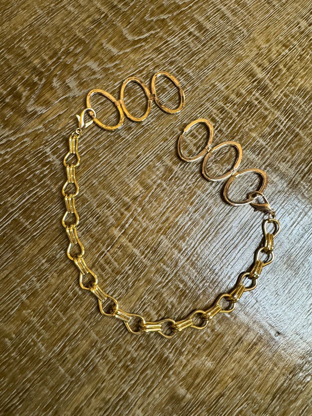 Oval Ring Metal Chain Accessory, Gold Colour, Strap, Belt, Swimwear ...