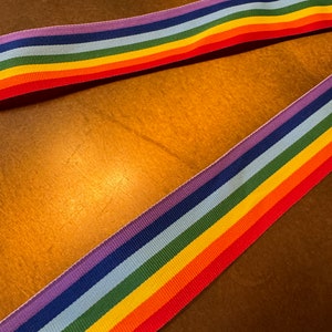 Regenboogtape, 4 cm brede streeptape, naaiwerk, kleding, knutselen, decor, riem