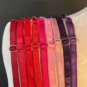 Adjustable Sewing Bra Straps, Lingerie, Swimwear Straps, 46 Colors image 4