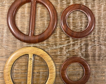 2” Buckles, 4cm Rings, 3cm Rings, Mock Wood Rings, Clothing, Belts, Coats