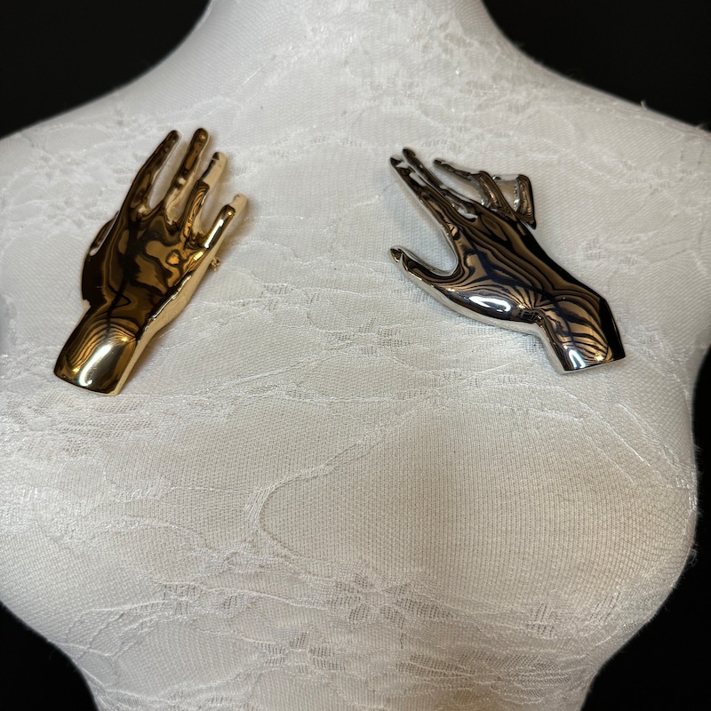 Hand Brooch - Etsy