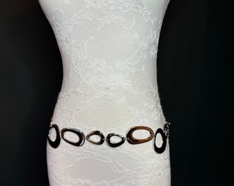 DEEP POCKET LONG RING BELT（MOTO silver） X-long Belt, Wood, Silver, Rings Belt, Teen Sizes, Boho