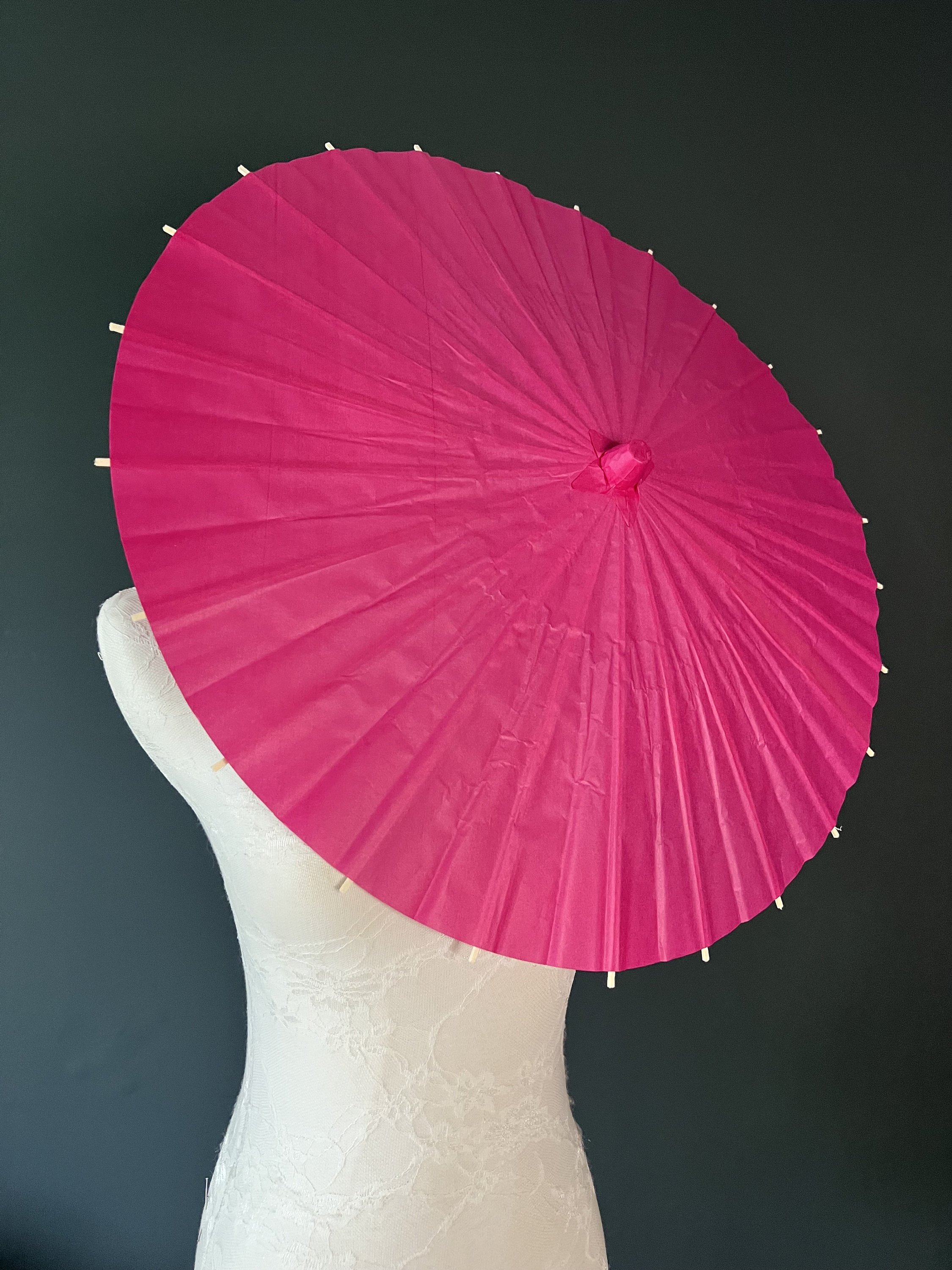 Ombrello Bianco Sposa Diametro 105 Cm Impermeabile Da Pioggia - Foto 13