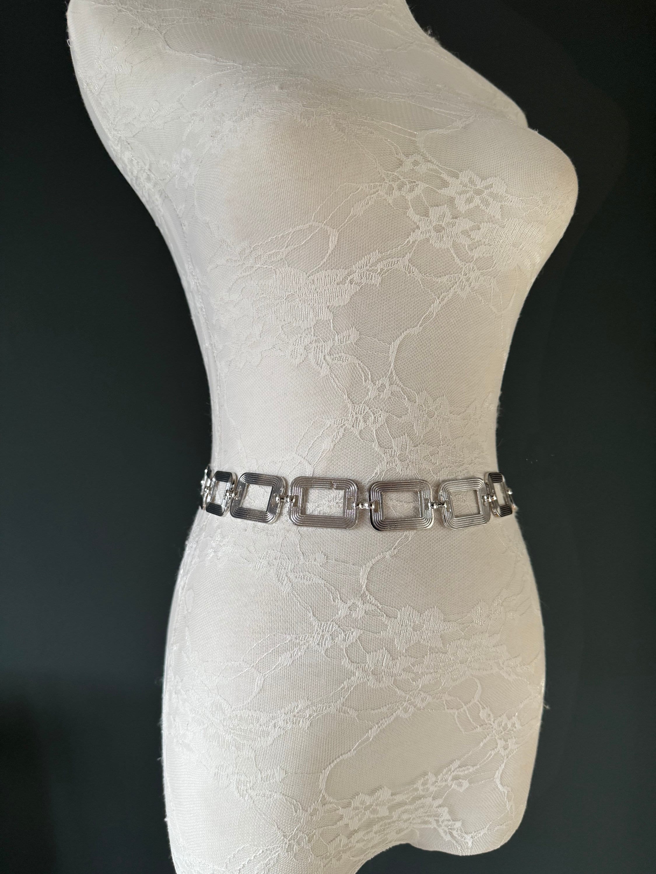 X-long Ring Belt, Gold, Silver, Metal Ring Belt, Teen Sizes