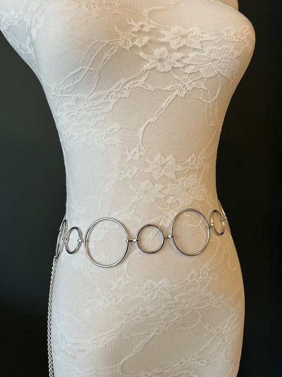 X long Belt Ring Belt Fashion Belt Silver Ring Belts Silver or Gold Waist Sizes 1860 Handmade Swimwear Dresses Gift Etsy