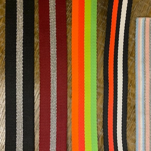 Geweven tape, harde tape, meerkleurig, 5 kleuren