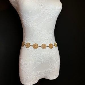 X-long Ring Belt, Metal Ring Belt, Teen Sizes, Size 18”-60”, Fan Design, Fan Collection, Gold, Silver Metal belt, Fashion Accessory