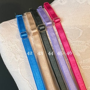 Adjustable Sewing Bra Straps, Lingerie, Swimwear Straps, 46 Colors image 7