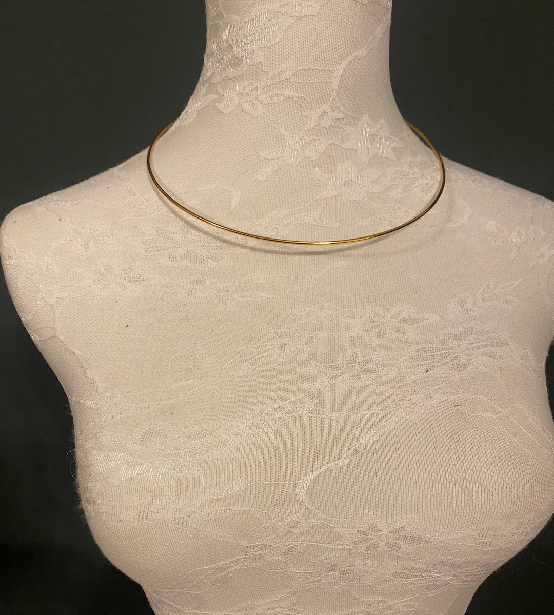 6.8 Neck Wire Choker Gold, Silver, Quality Neckwire Choker Wire