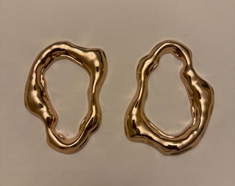 Metal Gold Buckle, Hammered Metal Ring Buckle, Gold Buckle, Swimwear, Dress, Tops, Bags, Crafts, Swimwear, Fashion Buckle, FAN Collection