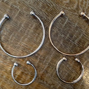 Gold Silver Clothing Separator Ring 2", 3.5"