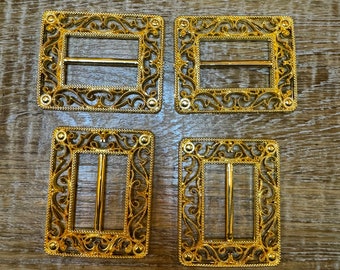 Engraved Buckle, Gold, Abs Strong Plastic Buckle, Buckle, Clothing, Swimwear, Tops, Crafts, Couture, Fashion, Swimwear Collection