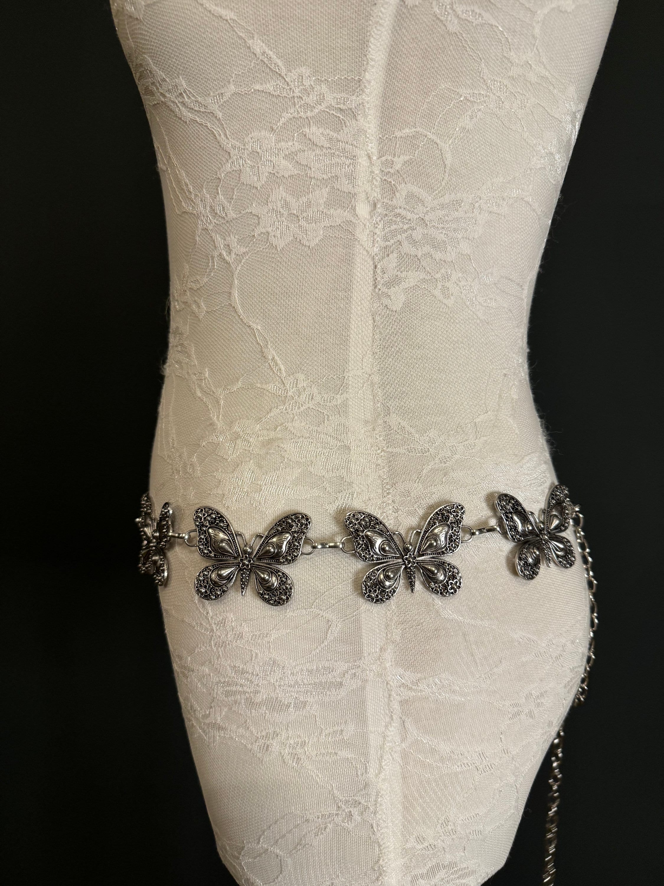 Butterfly Chain Belt - Etsy Canada