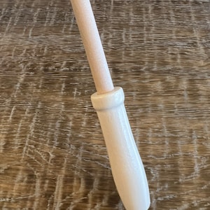 Elfenbensfärgat paraply, dekorativt, fest, brudtärneparaply, present, solparasoll, bröllop, brudtärna, heminredning, evenemang, display, 86 cm, 61 cm brett bild 8