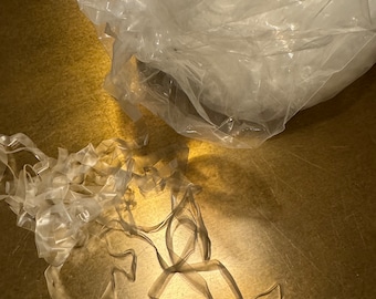 Framilon Clear Flat Elastic Tape, 6mm Wide - Used for underwear, swimwear, clothing, masks etc.