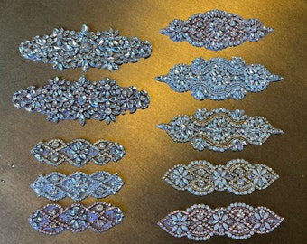 Galons en strass, Bijou soudé à chaud, Mariée, Vêtements, Argent, Or, Or rose