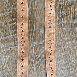 Faux suède tape, Suedette Tape, Tan Laser Cut tape, kleding, ambachten, boho