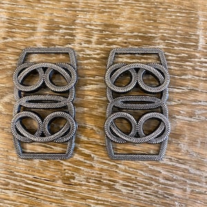Buckles, Gunmetal Buckles, 5.2cm x 2.7cm, Metal Buckles, Unusual Buckles, Sold Metal, Strong Buckles, Swimwear, Clothing, Accessories