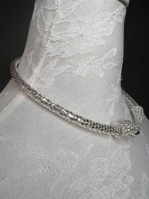 Collana Girocollo Serpente A Strati Boho Per Donna – Ciondolo Serpente 3D In Lega, Gioielli Punk Regalo