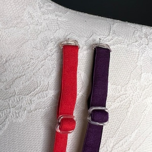 Adjustable Sewing Bra Straps, Lingerie, Swimwear Straps, 46 Colors image 6